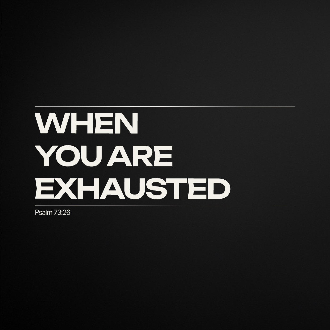 When you are exhausted | But God - Sermon Series When you are exhausted | But God - Sermon Series