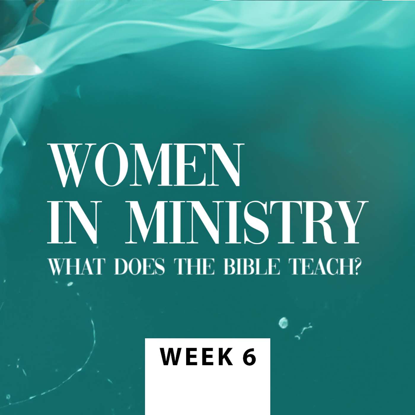 WEEK 6: Some Concluding Thoughts | Women in Ministry - Bible Class episode artwork